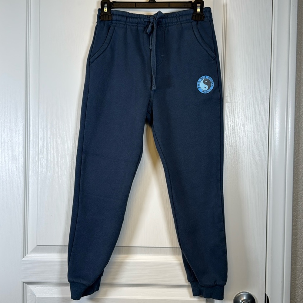 T&C Surf Designs Hawaii Ying Yang Blue Joggers for Girls Of Boys Size 14 EUC